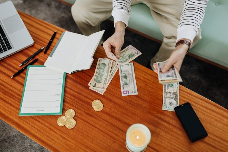 counting and saving money