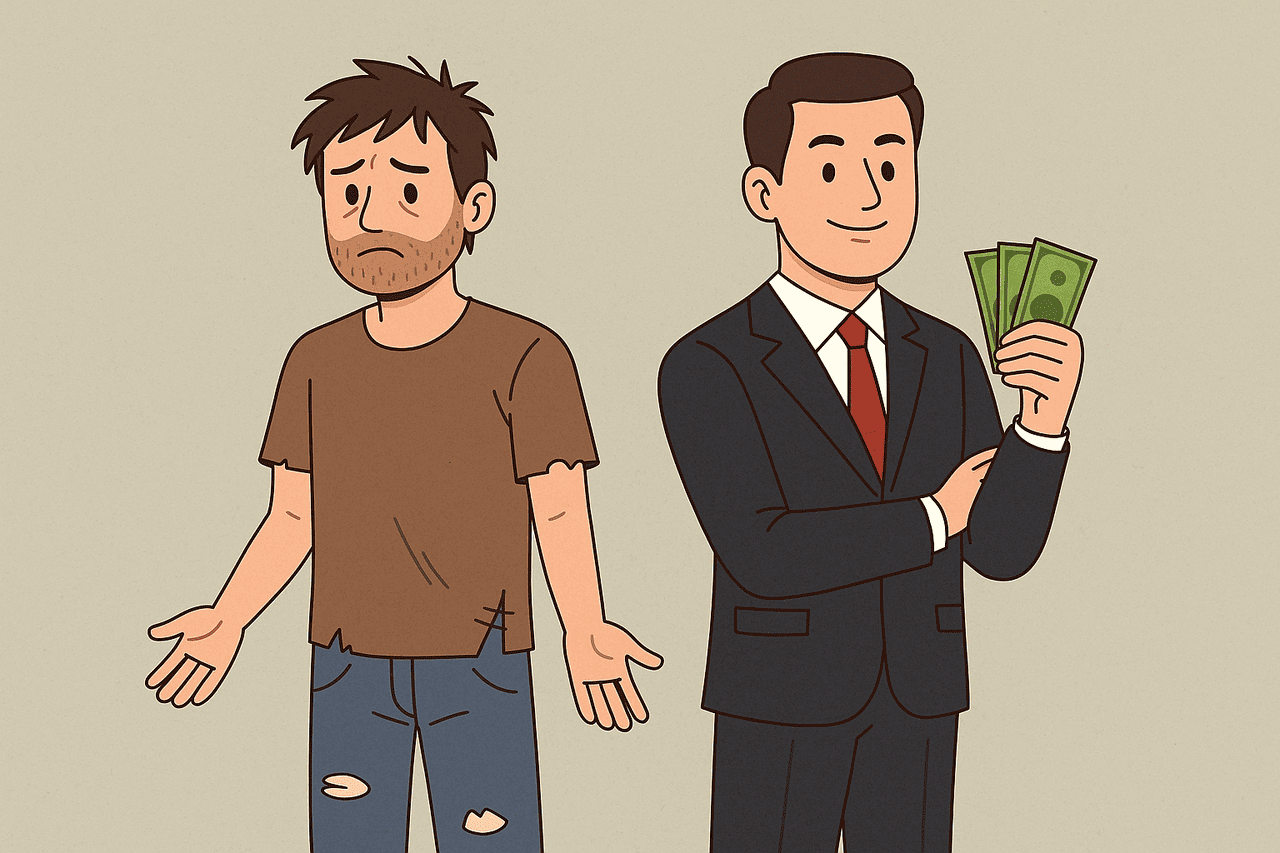 why some people stay poor